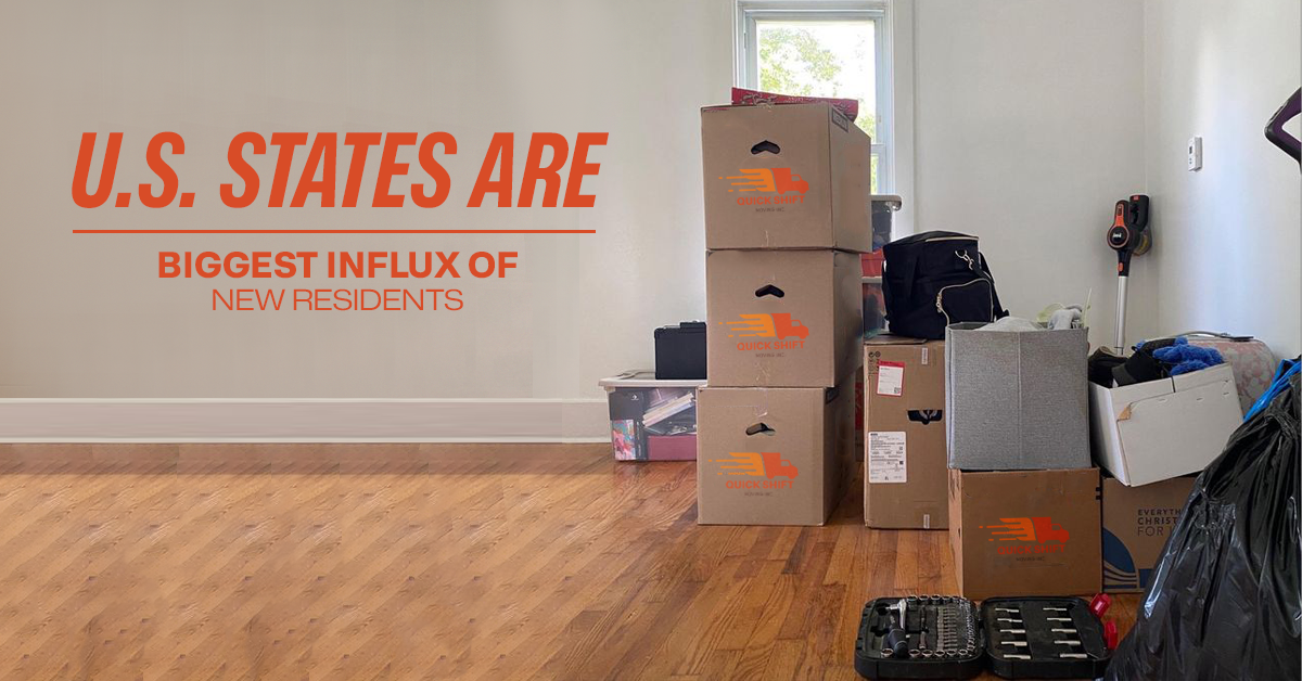 Migration Boom: These U.S. States Are Seeing the Biggest Influx of New Residents