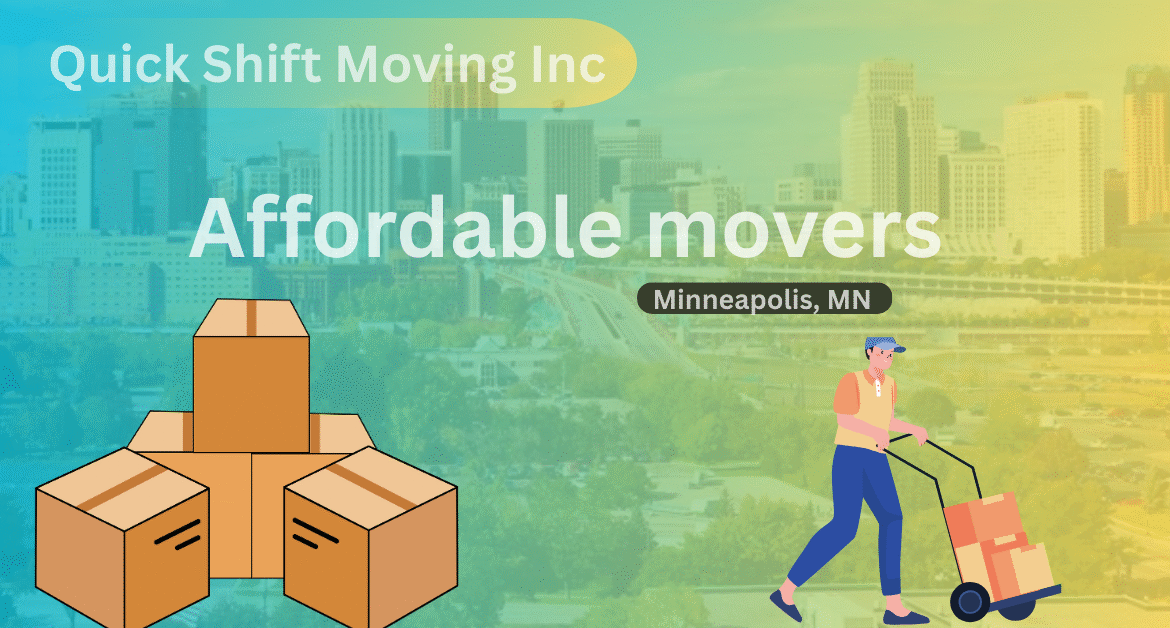 Quick Shift Moving Inc is a company that deals with affordable movers in Minneapolis, MN.