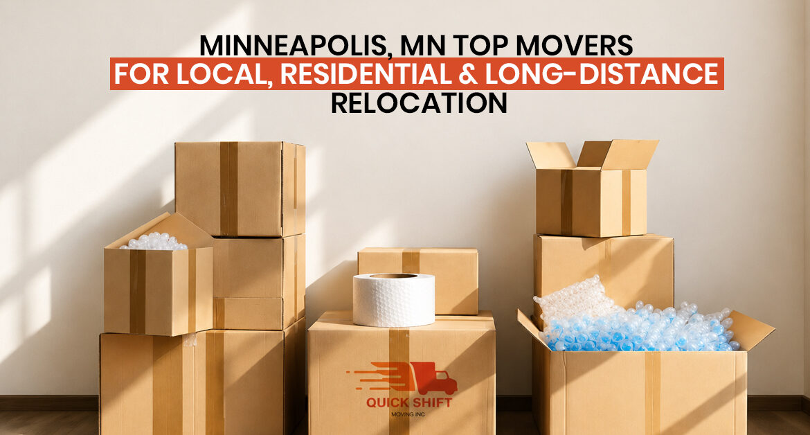 Minneapolis, MN Top Movers for Local, Residential & Long-Distance Relocation