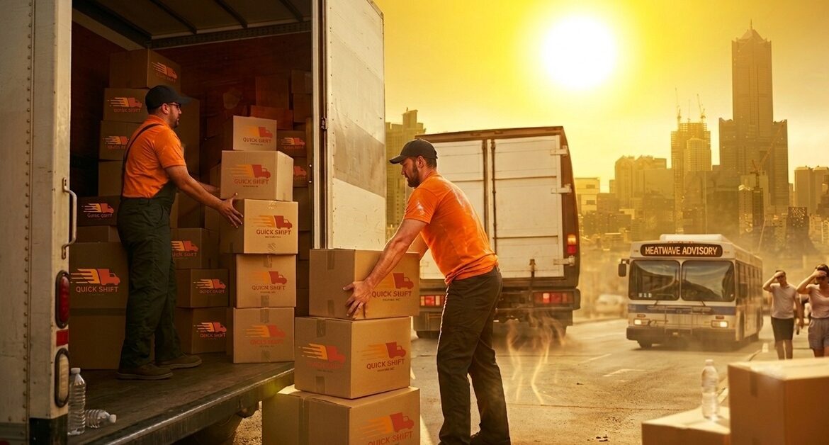 Heat wave adds challenge to Quebec’s unofficial annual moving day.
