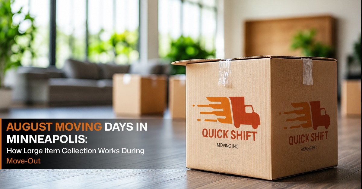 August Moving Days in Minneapolis How Large Item Collection Works