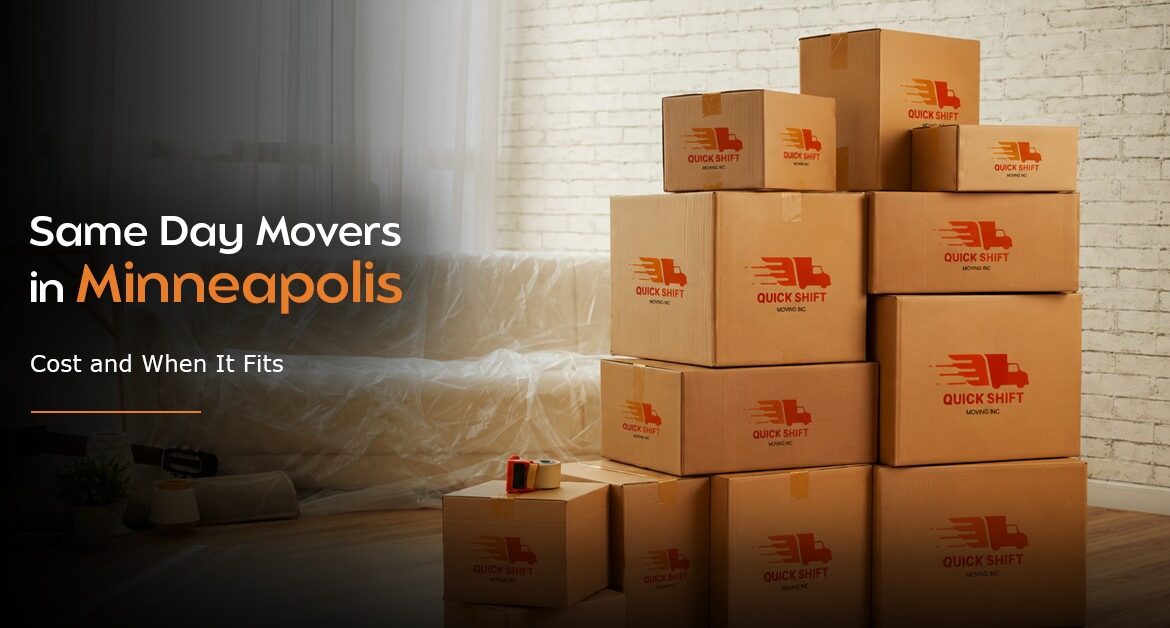 Same-Day Movers in Minneapolis: Cost and When It Fits